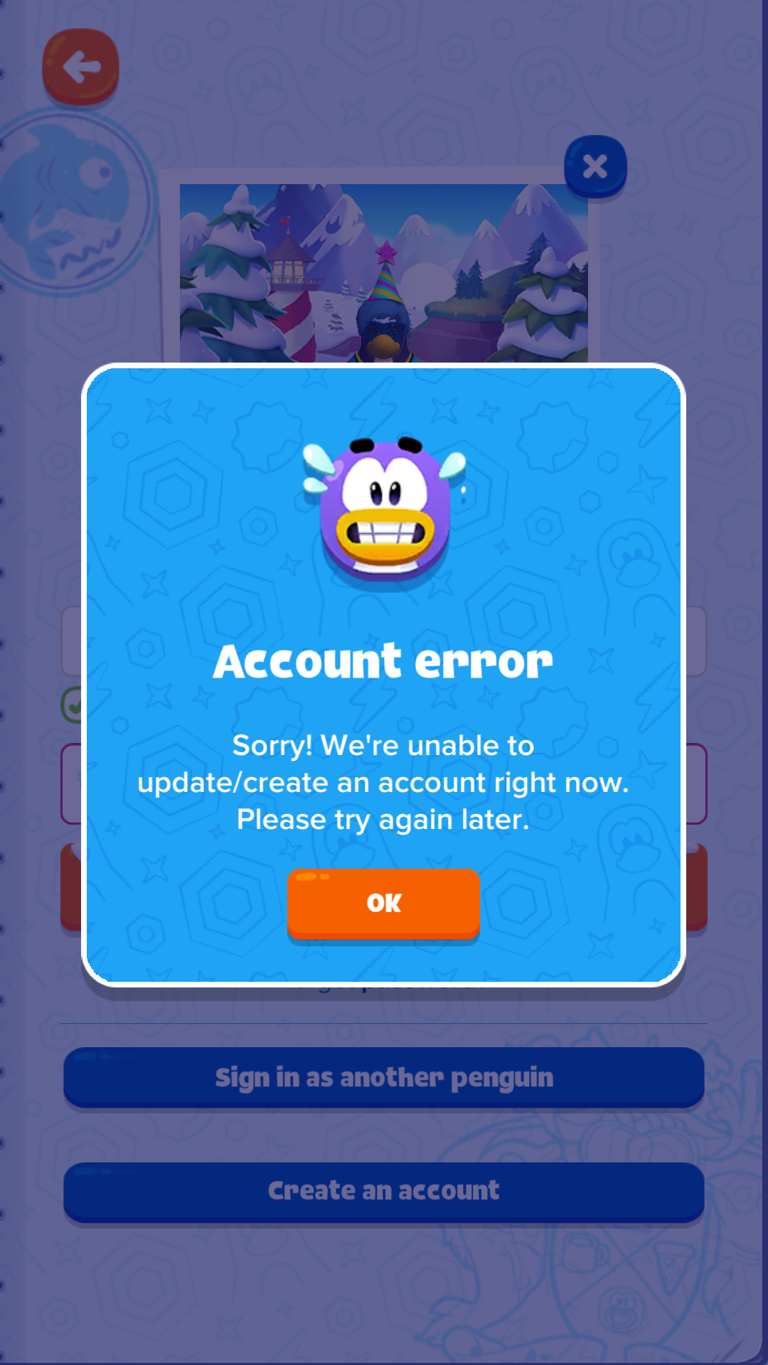 Sorry! We're unable to create/update accounts right now. Try again later.